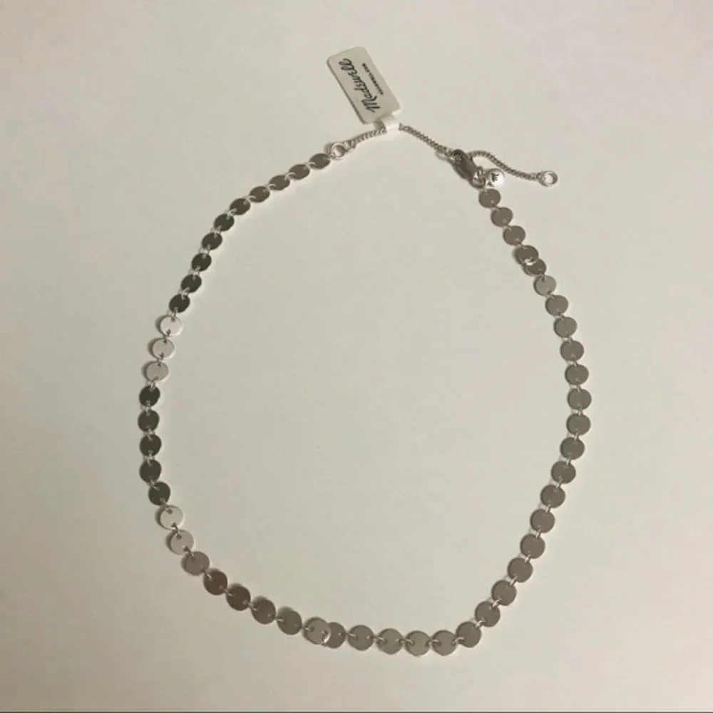 Madewell Silver Disc Chain Necklace - Picture 4 of 4